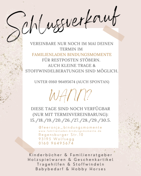 Schlussverkauf Sale